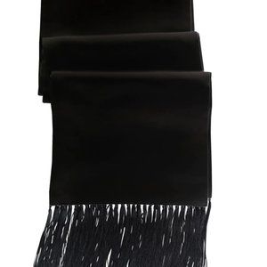 Black Luxury Satin Scarf